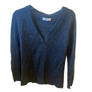 Abercrombie & Fitch Dark Gray V-Neck Sweater
